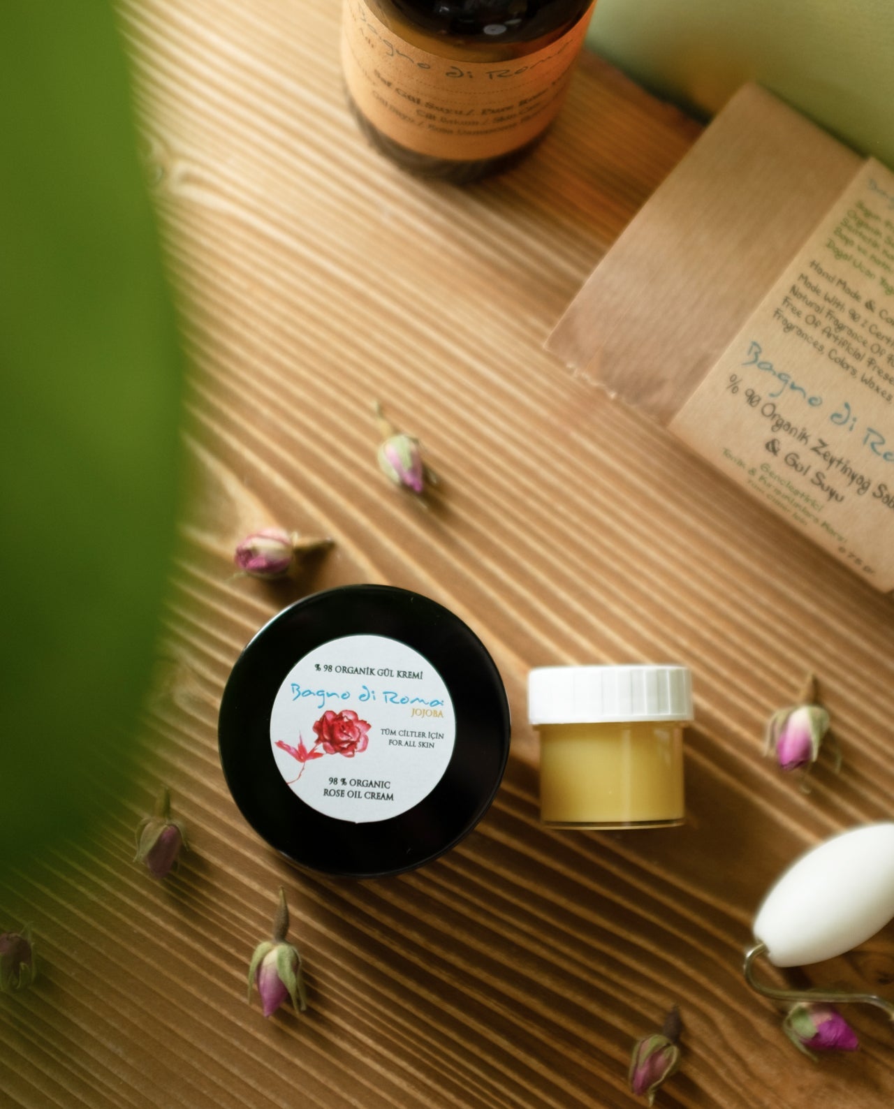 Organik Gül Kremi - Jojoba (Karma Ciltler) - Bagno di Roma